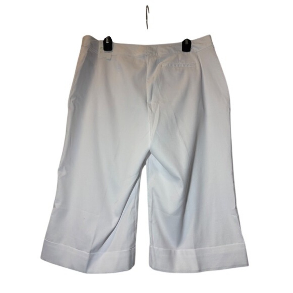 IZOD NWT Women White Cool XFG X-treme Function Shorts - Size 14 - Picture 2 of 6